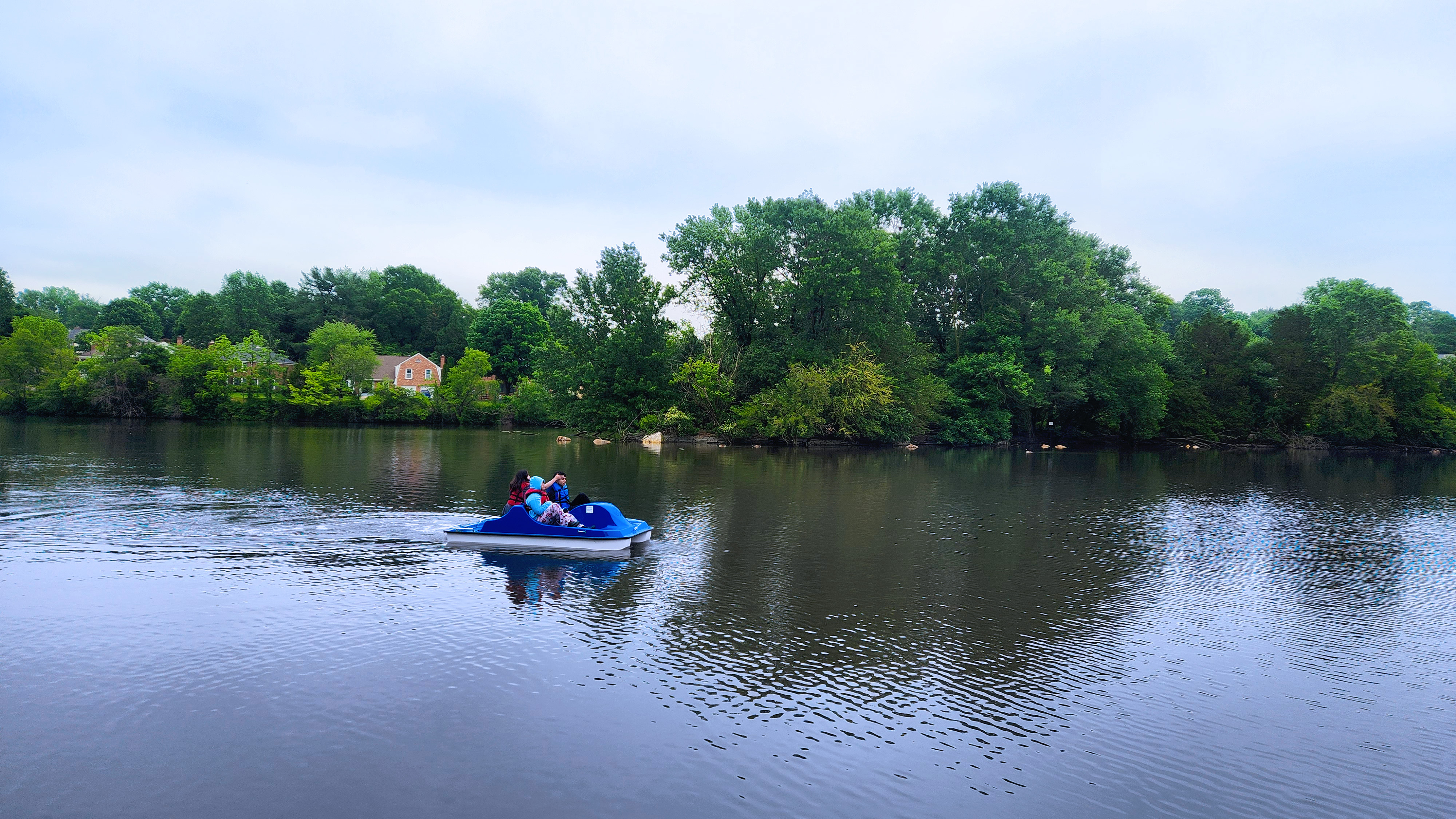 Paddleboat on Lake Whetstone