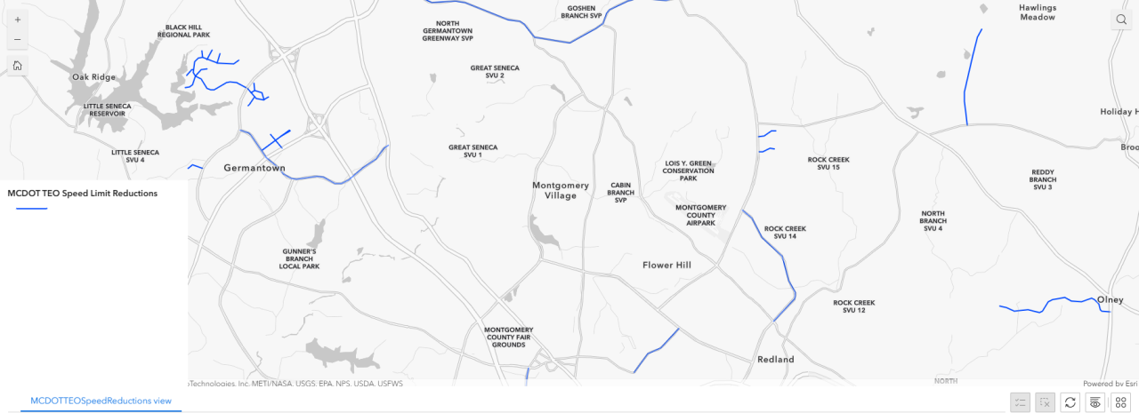 Speed Reduction Map